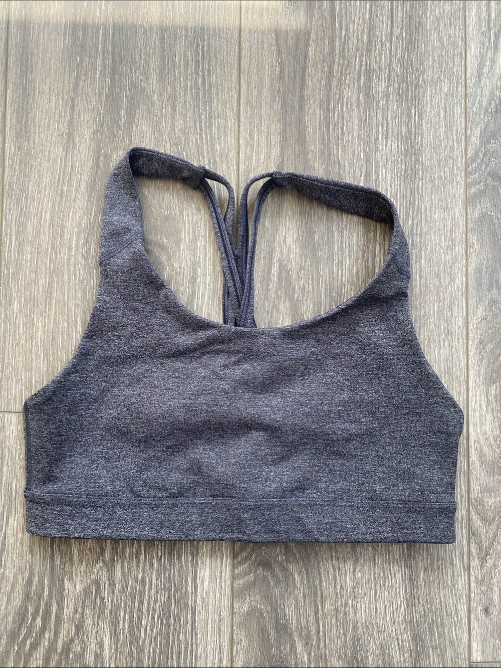 Old Navy - Charcoal Gray Strappy Back Sports Bra - Size M